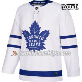 Camisola Toronto Maple Leafs Blank Adidas Branco Authentic - Criança